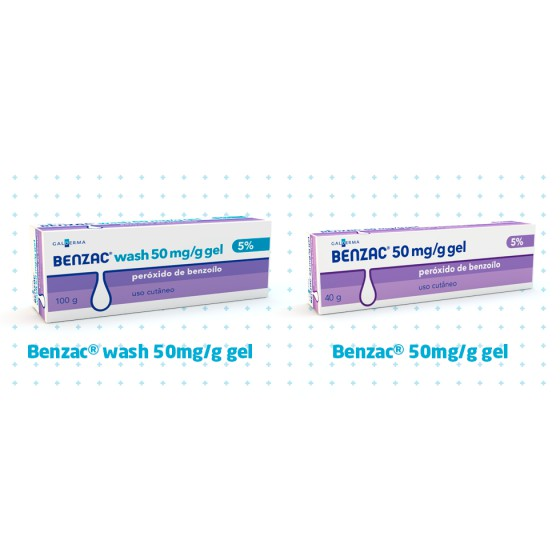 Benzac 5, 50 mg/g-40 g x 1 gel bisnaga