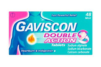 Gaviscon, 250/133,5/80 mg x 48 comp mast