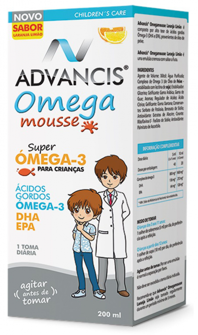 Advancis Omega Mousse Laranja-Limo  Emul 100ml 
