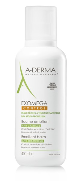 A-DERMA  EXOMEGA CONTROL BLSAMO EMOLIENTE 400 ml