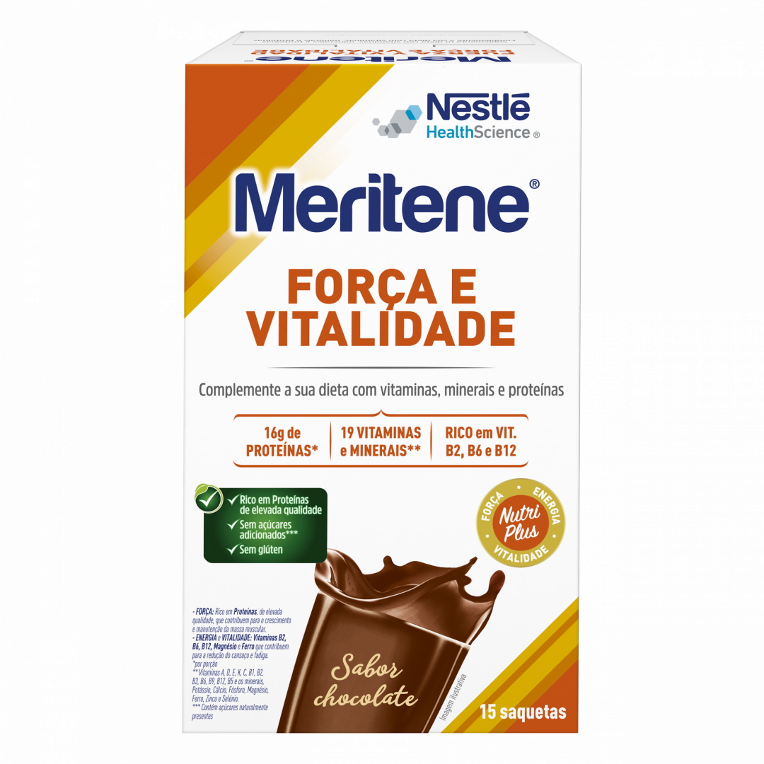 Meritene Fora e Vitalidade Chocolate 15 saquetas