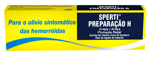 Sperti Preparacao H, 10/30 mg/g-25g x 1 pda rect bisnaga