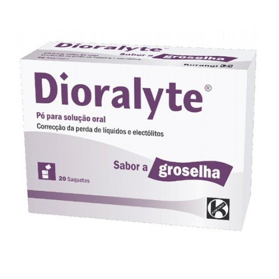 Dioralyte (Sabor Groselha) x 20 p sol oral saq