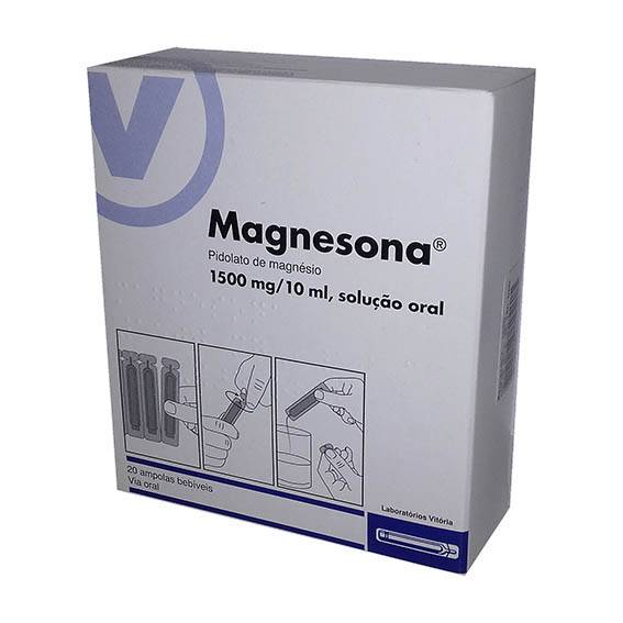 Magnesona, 1500 mg/10 mL x 20 sol oral amp