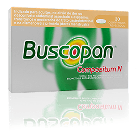 Buscopan Compositum N, 10/500 mg x 20 comp rev