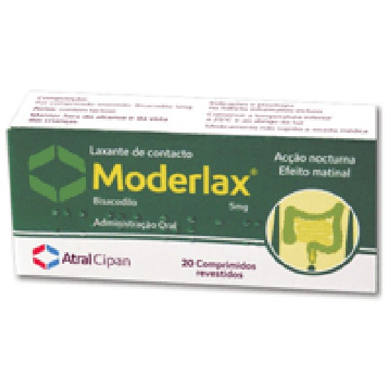 Moderlax, 5 mg x 20 comp rev
