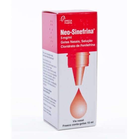 Neo-Sinefrina, 5 mg/mL-15 mL x 1 sol nasal conta-gotas