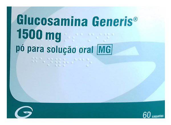 Glucosamina Generis MG, 1500 mg x 60 p sol oral saq