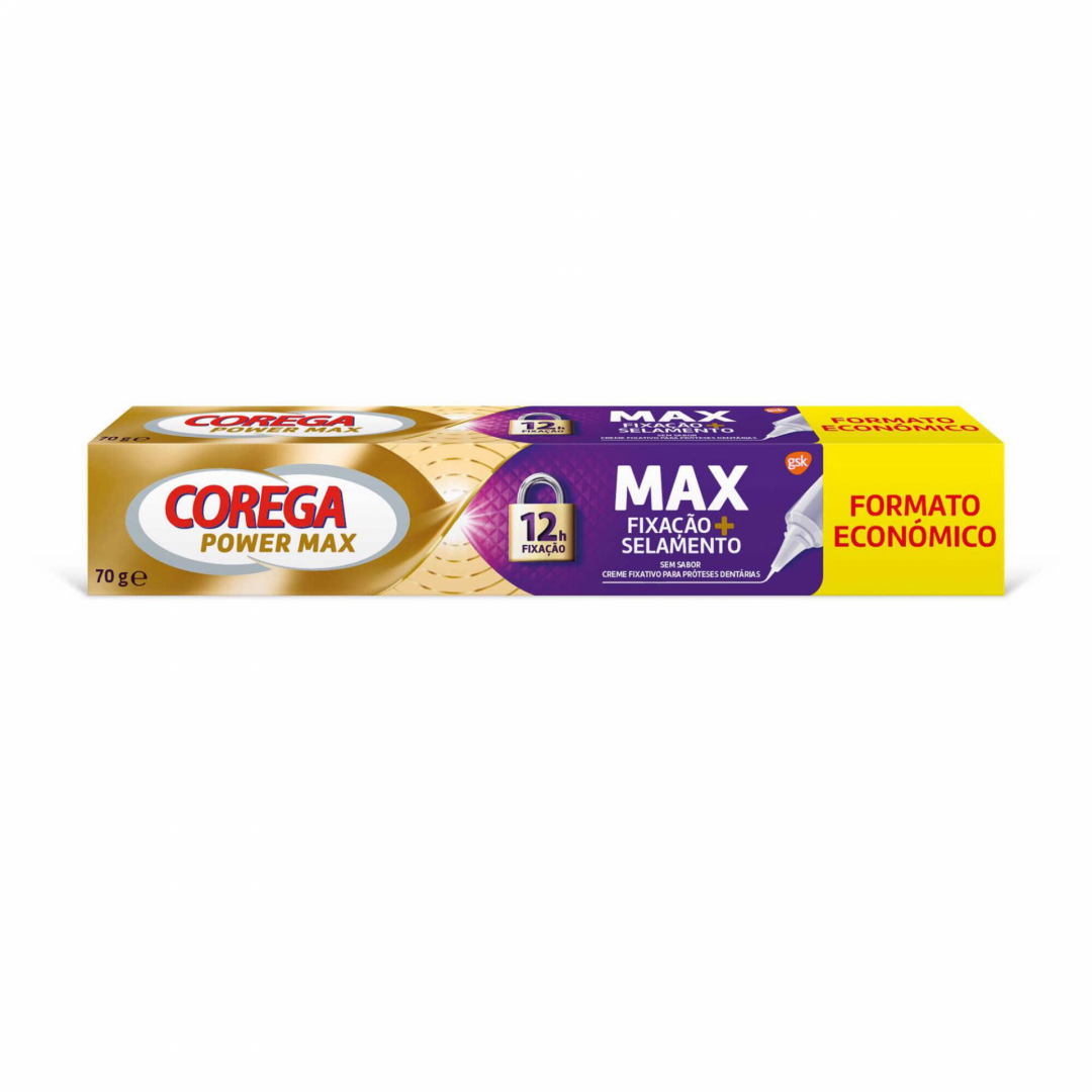 Corega Fixacao+ Selamento Max Cr Fix 70G