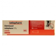Clotrimazol Ratiopharm 1% MG, 10 mg/g-20 g x 1 creme bisnaga