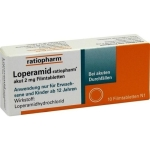Loperamida Ratiopharm MG, 2 mg x 20 comp rev