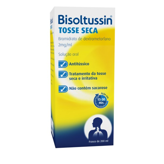 Bisoltussin Tosse Seca, 2 mg/mL-200 mL x 1 sol oral mL
