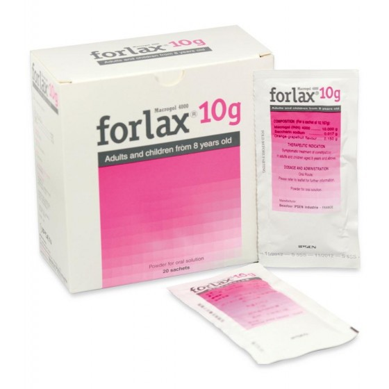 Forlax, 10 g x 20 p sol oral saq