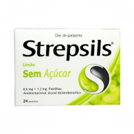 Strepsils Limo sem acar, 1,2/0,6 mg x 16 pst