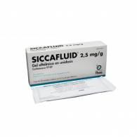 Siccafluid, 2,5 mg/g-0,5 g x 60 gel oft gta