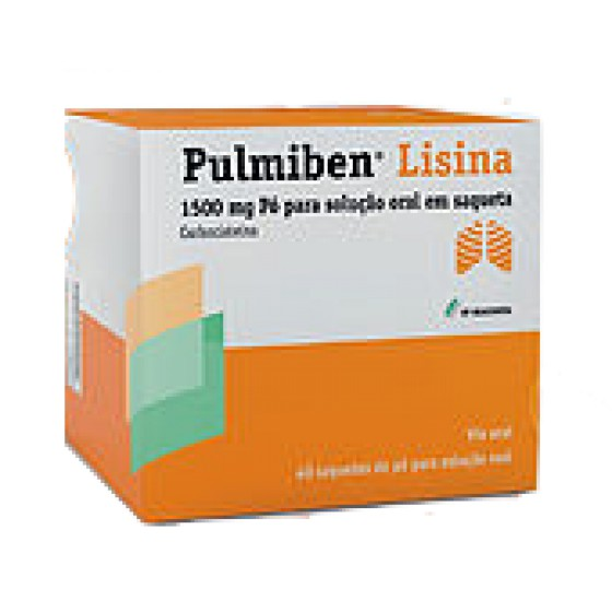 Pulmiben Lisina, 1500 mg x 40 p sol oral saq