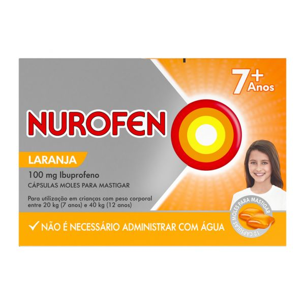 Nurofen, 100 mg x 24 cps mole p/mastigar