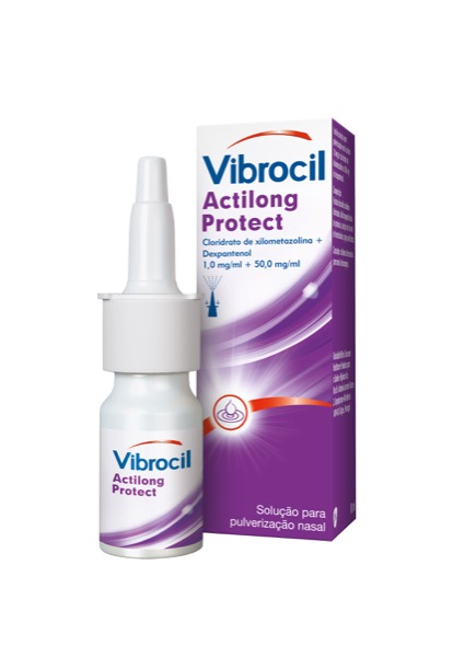Vibrocil ActilongProtect, 1/50 mg/mL-15mL x 1 sol pulv nasal, 1 mg/ml + 50 mg/ml x 1 sol pulv nasal