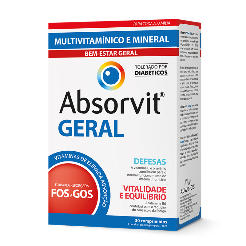 Absorvit Geral X 30 comps