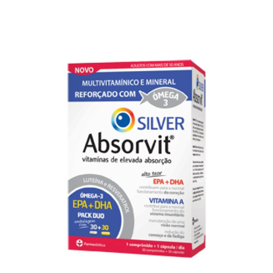 Absorvit Silver Comp X 30 + Caps X 30 cáps + comp